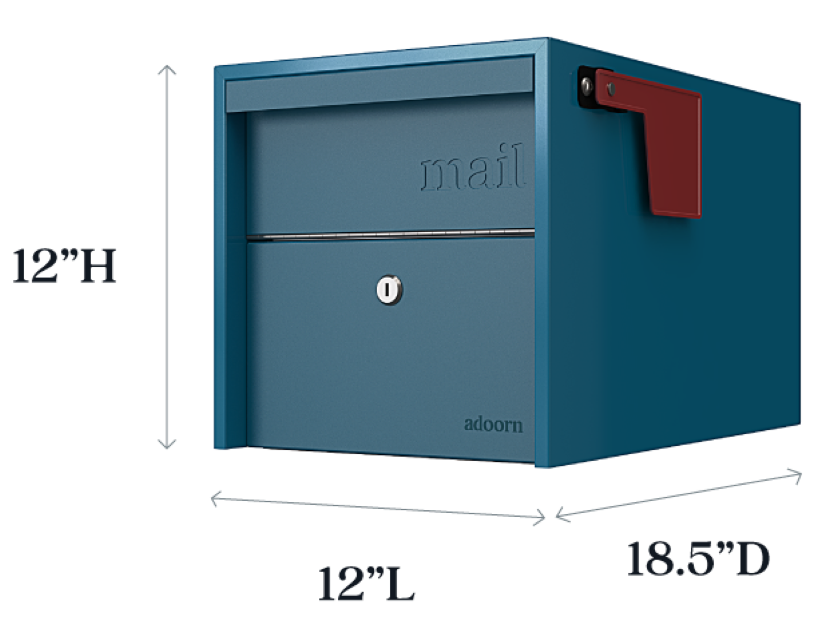 Large Capacity Receives Mail + Packages