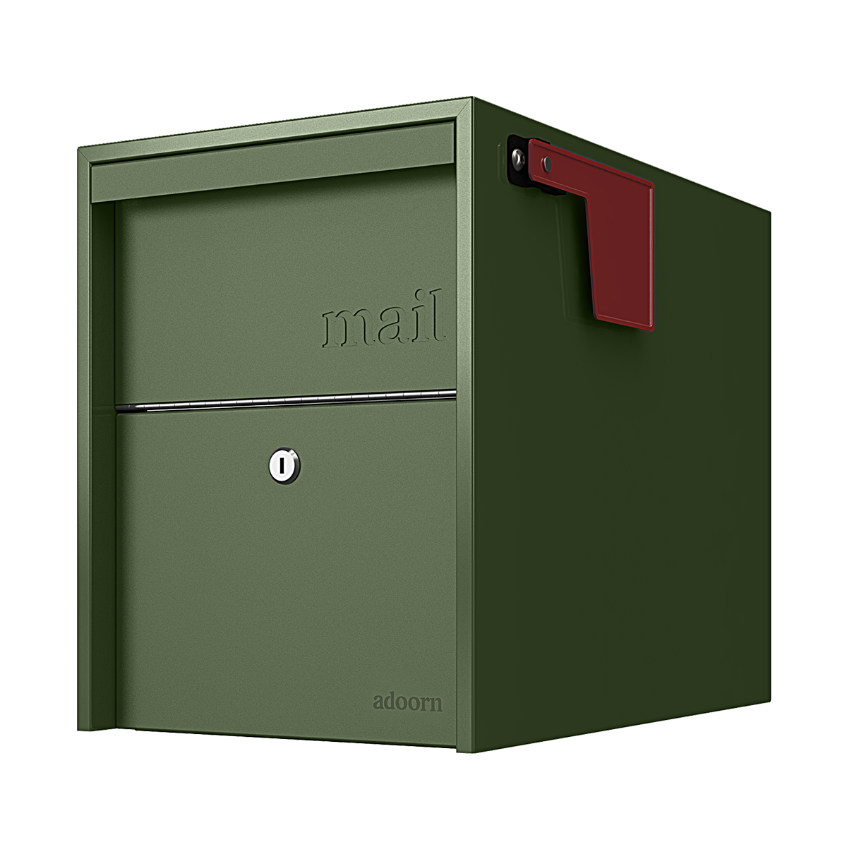 Post Mount Locking Mailbox | Large Specifications